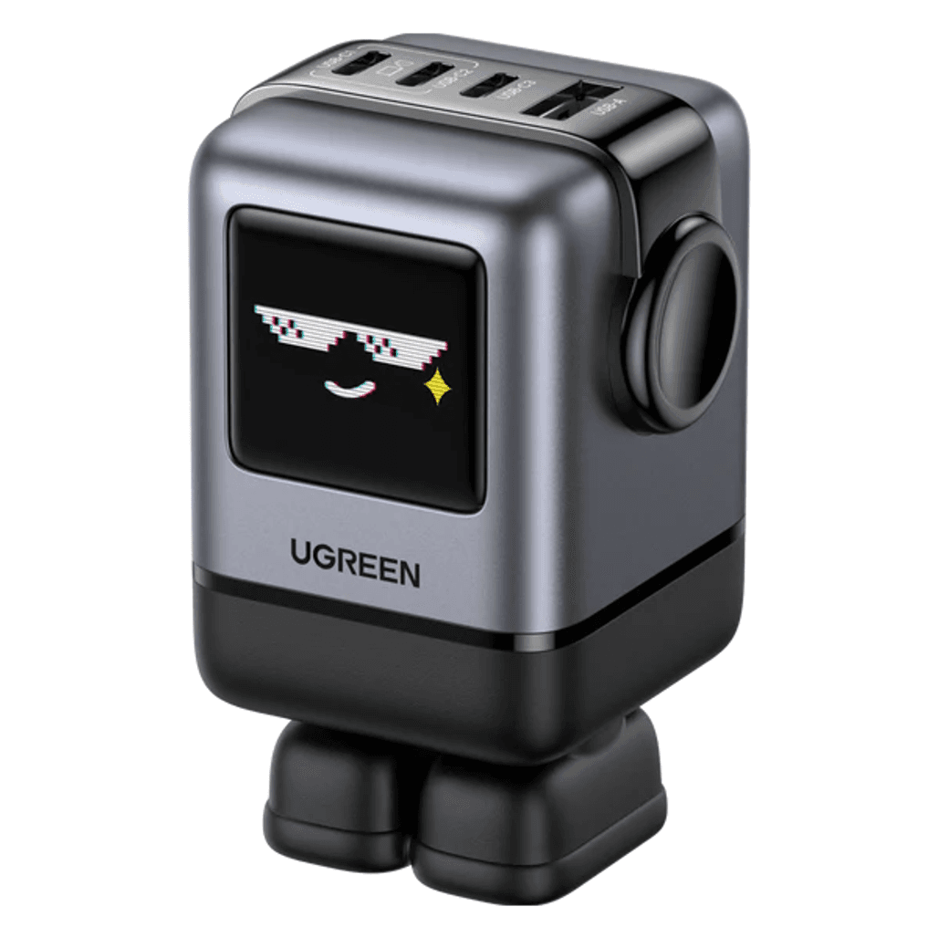 Sạc Ugreen Robot Uno 3C1A 100W 4 cổng PD GAN US 45514B