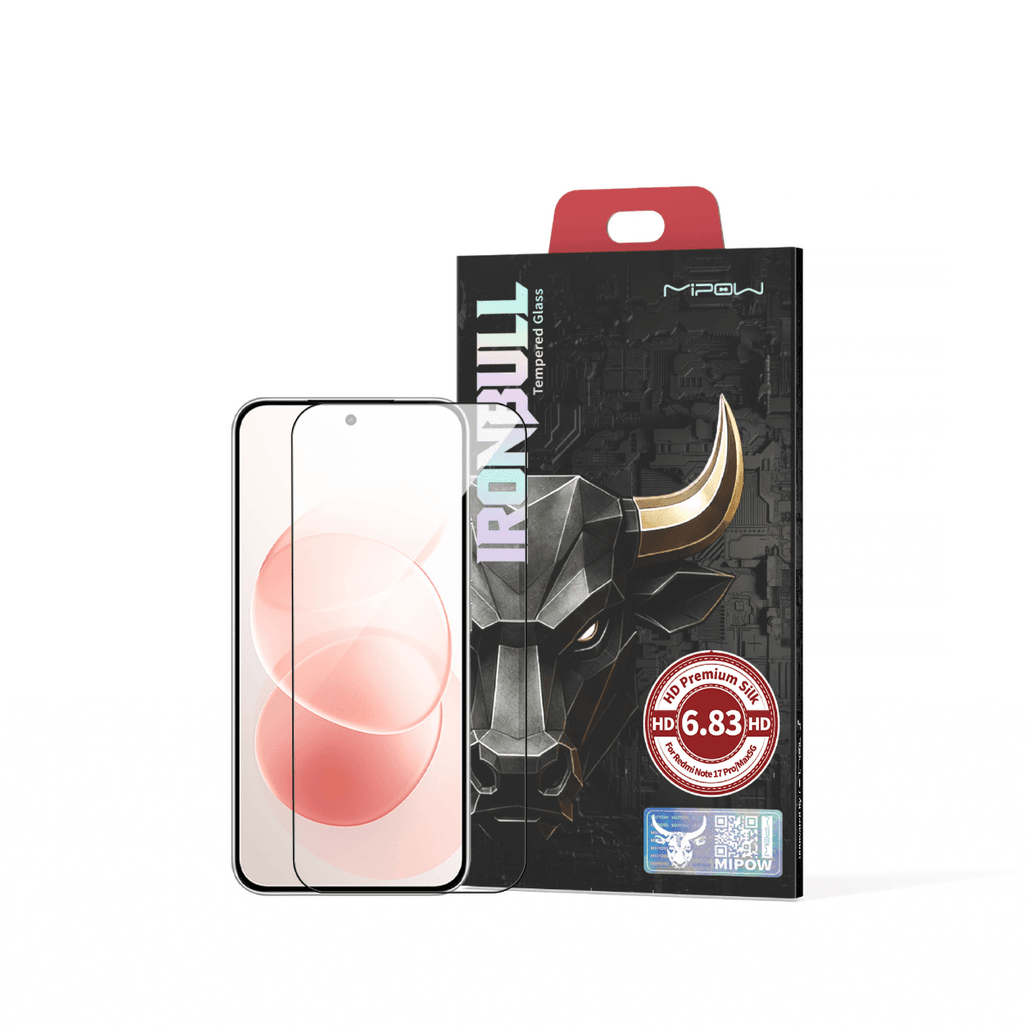 Dán kính cường lực màn hình Redmi Note 17 Pro Note 17 Pro Max Mipow full viền cao cấp