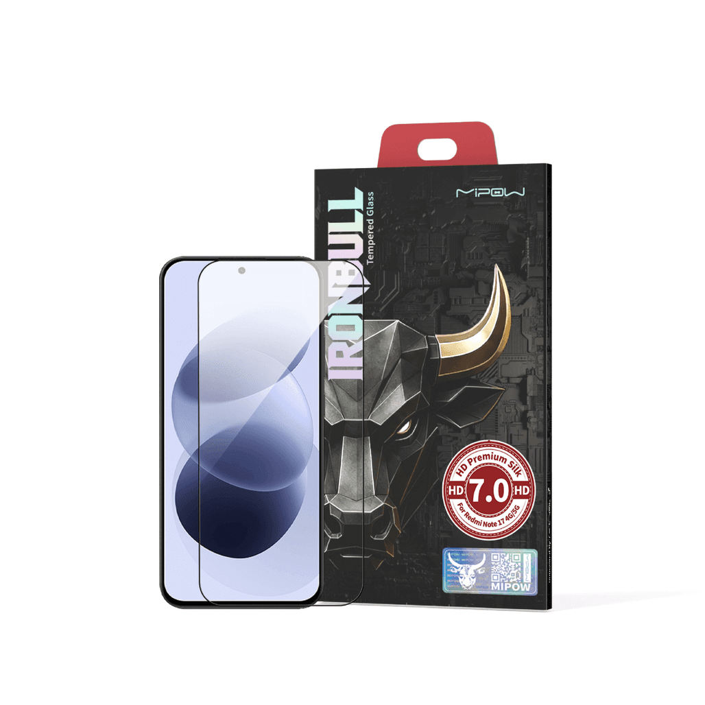 Dán kính cường lực màn hình Redmi Note 17 Mipow full viền cao cấp