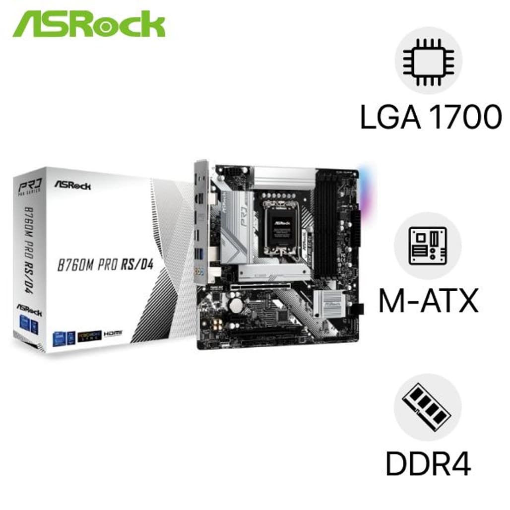 Mainboard Asrock B760M Pro RS D4