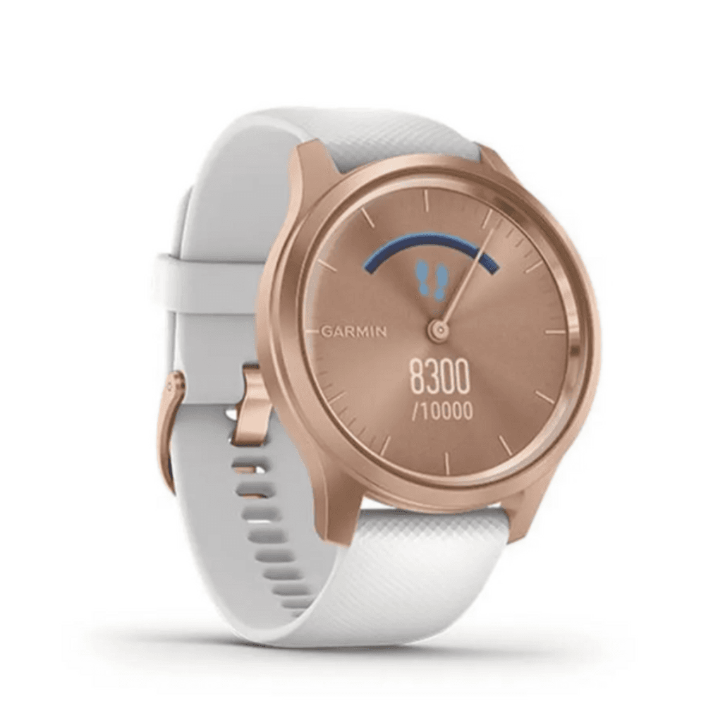 Đồng hồ đeo tay Garmin Vivomove Style dây Silver Moss Silicone Cũ Đẹp