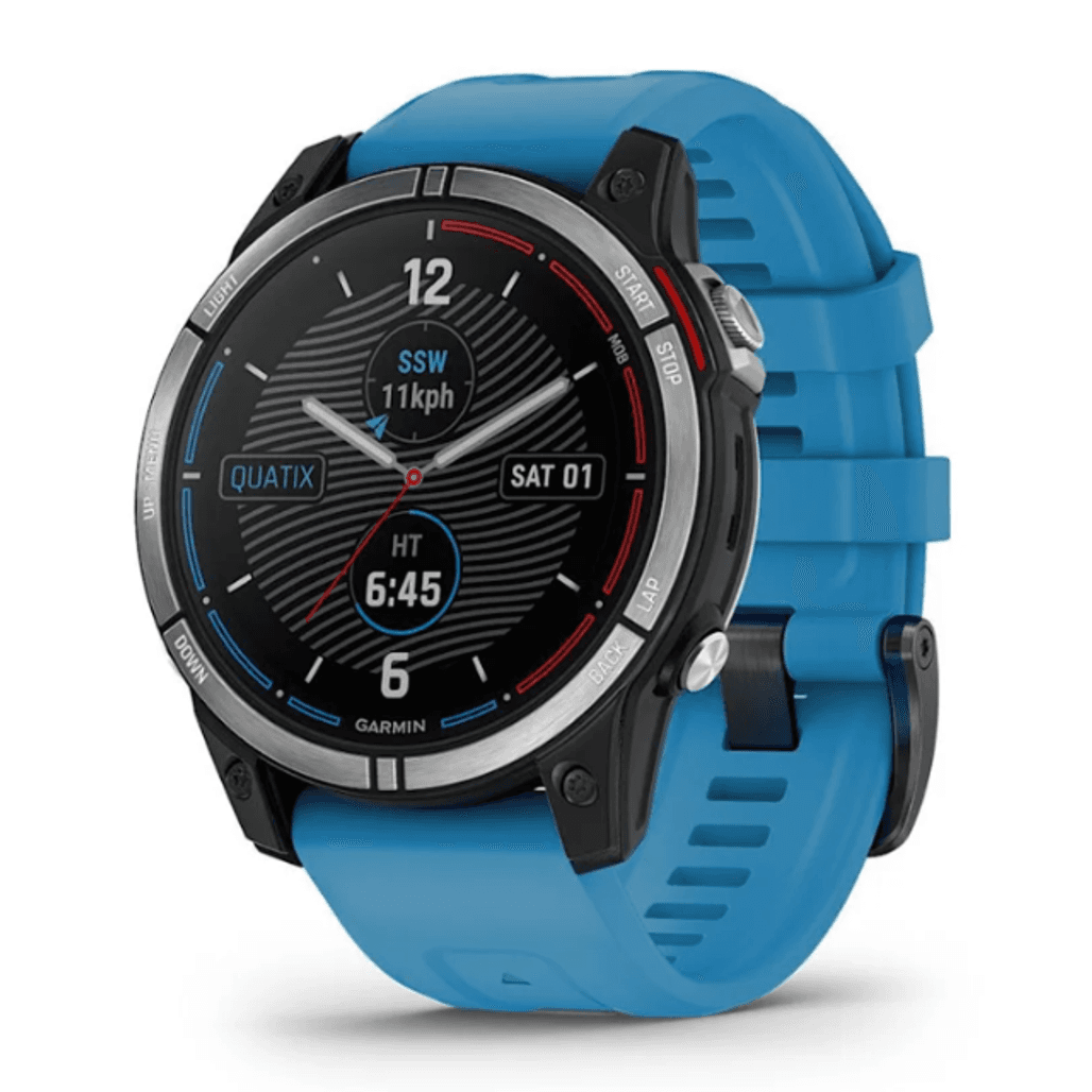 Đồng hồ thông minh Garmin Quatix 7 Đen Dây Xanh Dương Cũ Trầy Xước