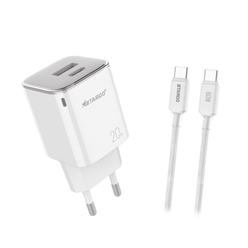 Sạc StarGO Onelink 1C1A 20W kèm cáp C C CC201