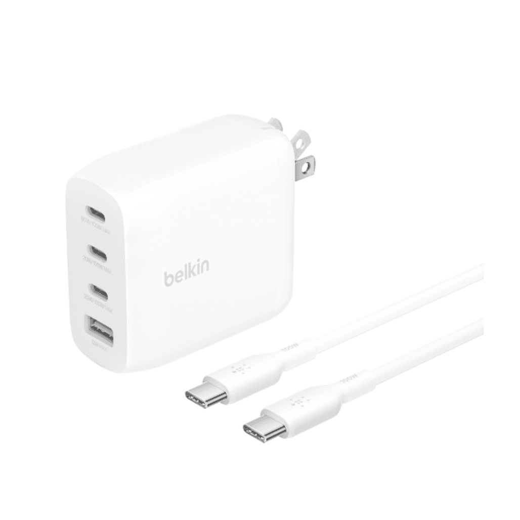 Sạc nhanh Belkin 112W 3C1A GAN PD PPS kèm cáp C C 100W 2M