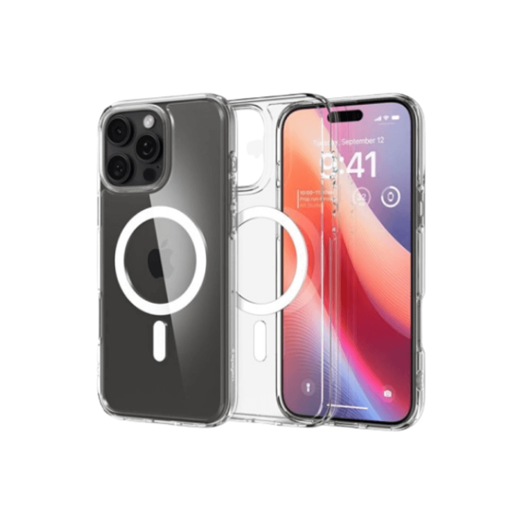 Ốp lưng iPhone 16 Pro Max Spigen Crystal Hybrid With Magsafe White