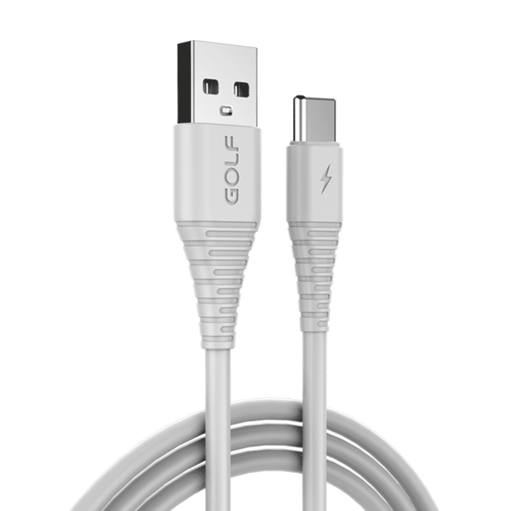 Cáp Golf USB A to Type C sạc nhanh 3A GC 64T 1 mét