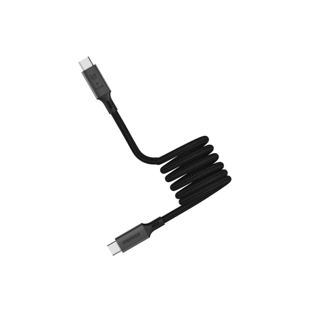 Cáp Momax USB C to USB C MAG Link 100W USB 3.2 GEN 2X2 có nam châm dài 1M