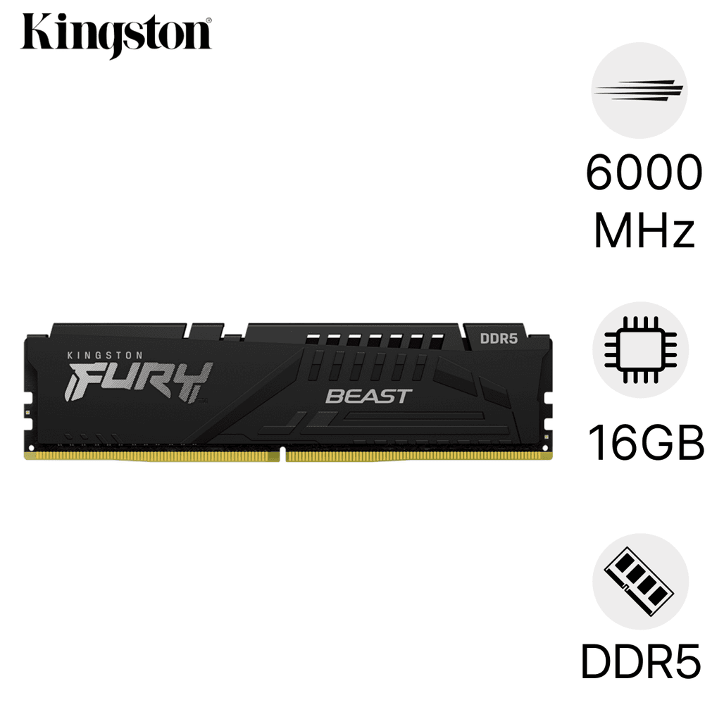 RAM PC Kingston Fury DDR5 6000MHz 16GB (1*16) KF560C36BBE2 16WP