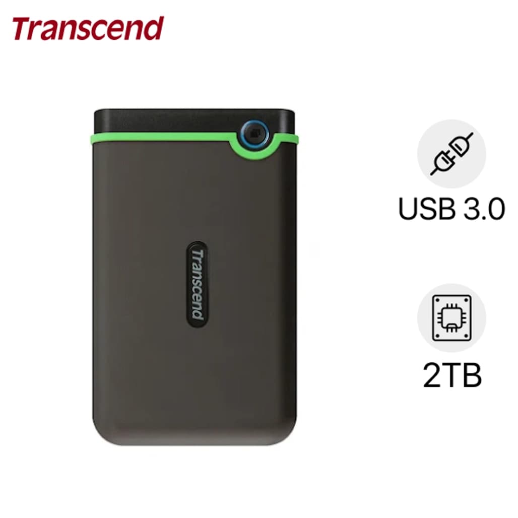 Ổ cứng di động HDD Transcend StoreJet Slim 25M3S TS2TSJ25M3S 2TB