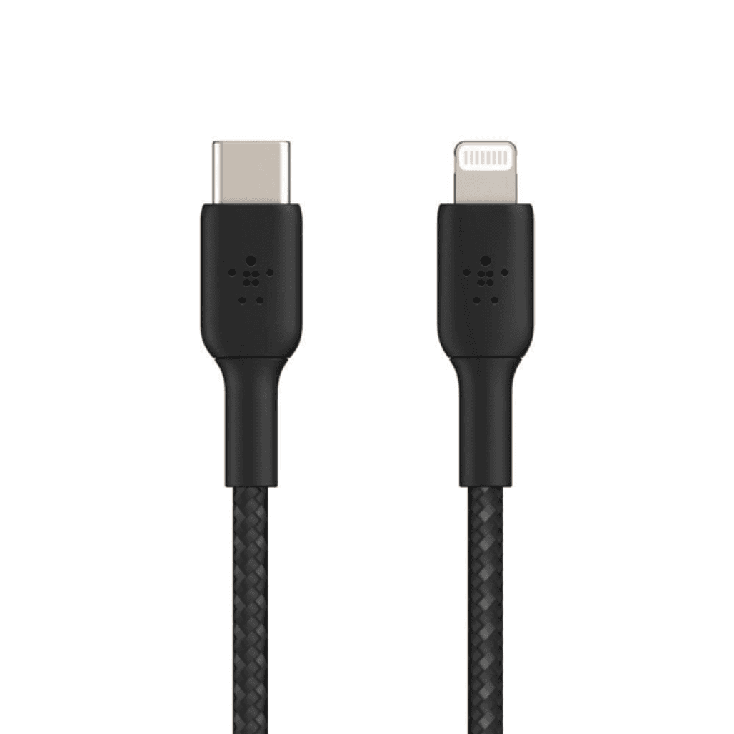 Cáp Belkin USB C To Lightning Boost Charge MFI 30W vỏ dù