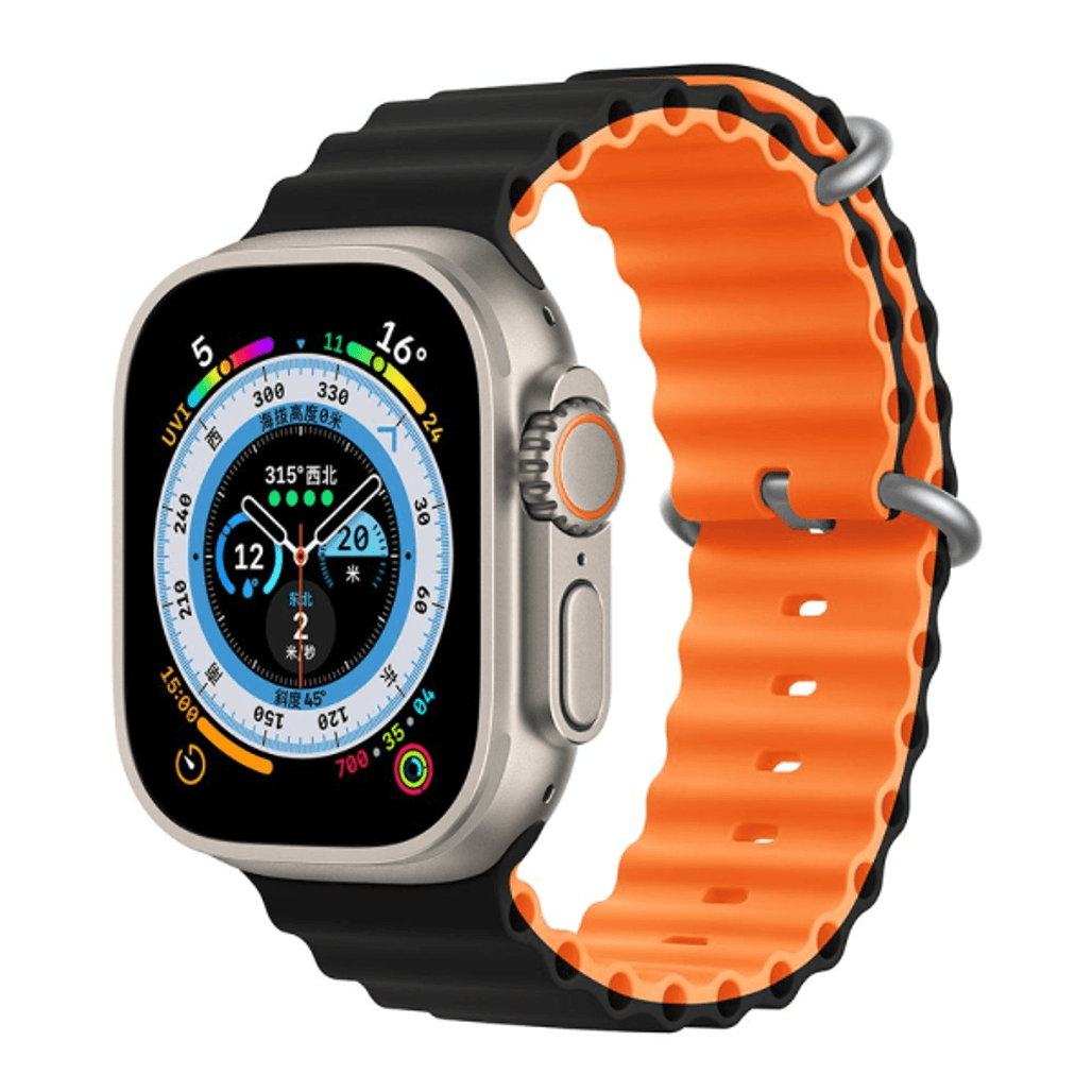 Dây đeo Apple Watch Devia Deluxe Series Sport 6 Silicone Two Tone 38 40 41 42mm