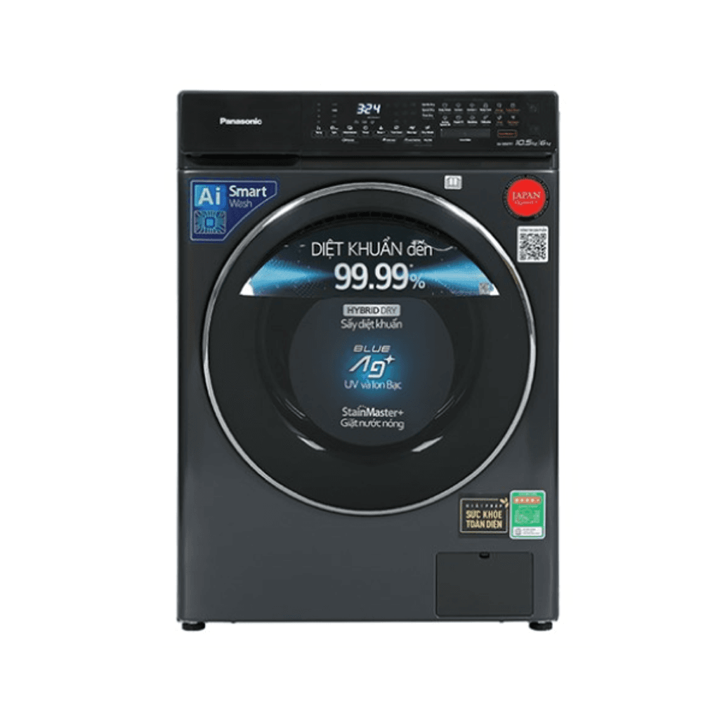 Máy giặt sấy Panasonic giặt 10.5kg sấy 6kg 2022 (NA S056FR1BV)