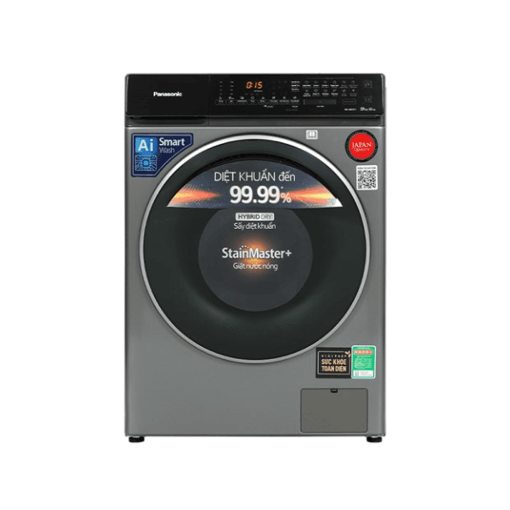 Máy giặt sấy Panasonic giặt 9kg sấy 6kg 2022 (NA S96FC1LVT)