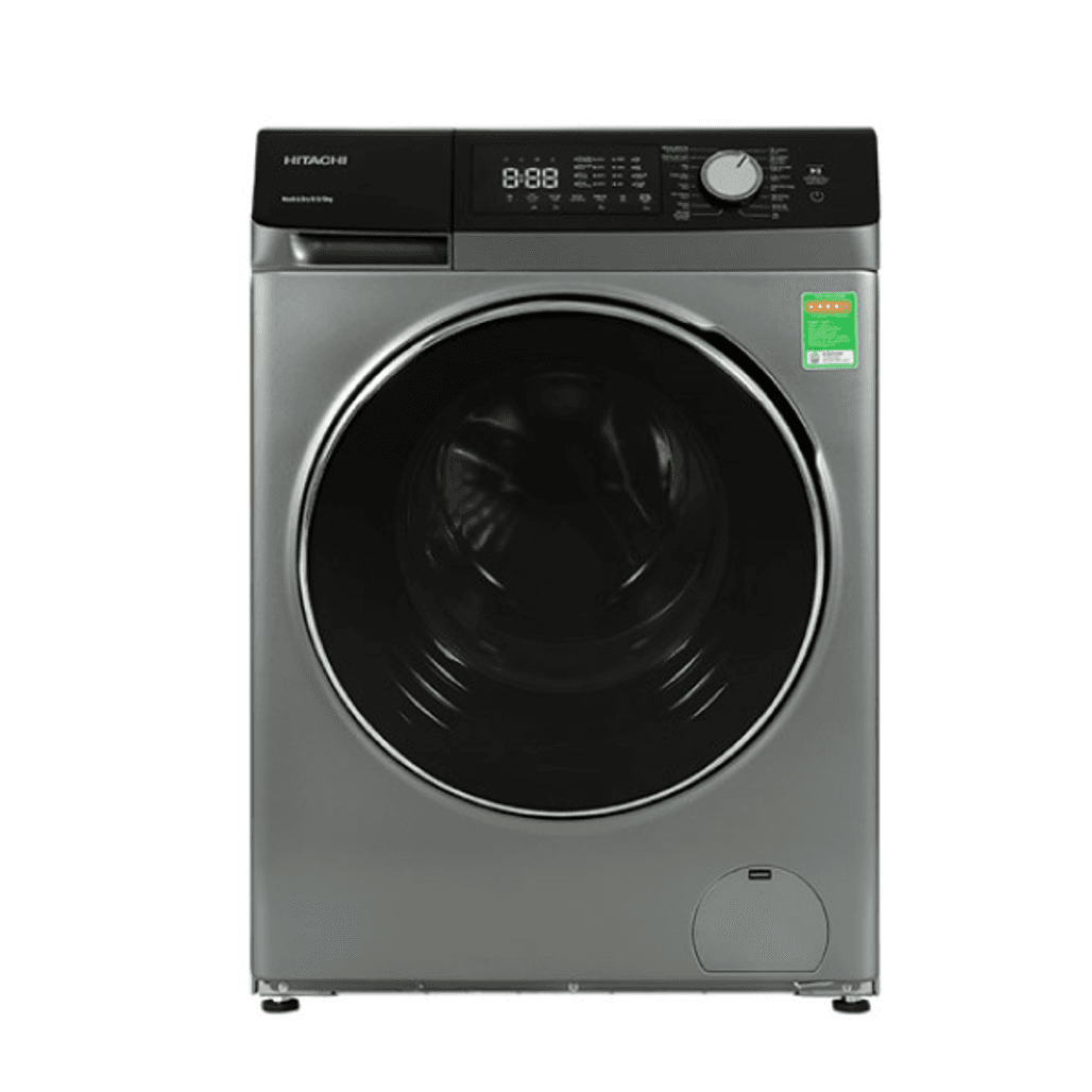 Máy giặt sấy Hitachi cửa ngang giặt 8.5kg sấy 5kg 2023 (BD D852HVOS)