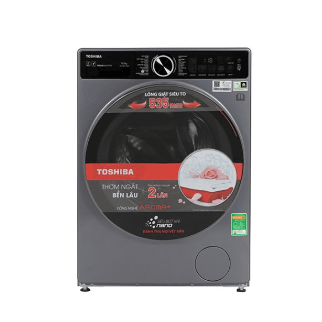 Máy giặt Toshiba cửa ngang 10.5kg 2024 (TW T25BU115MWV(MG))