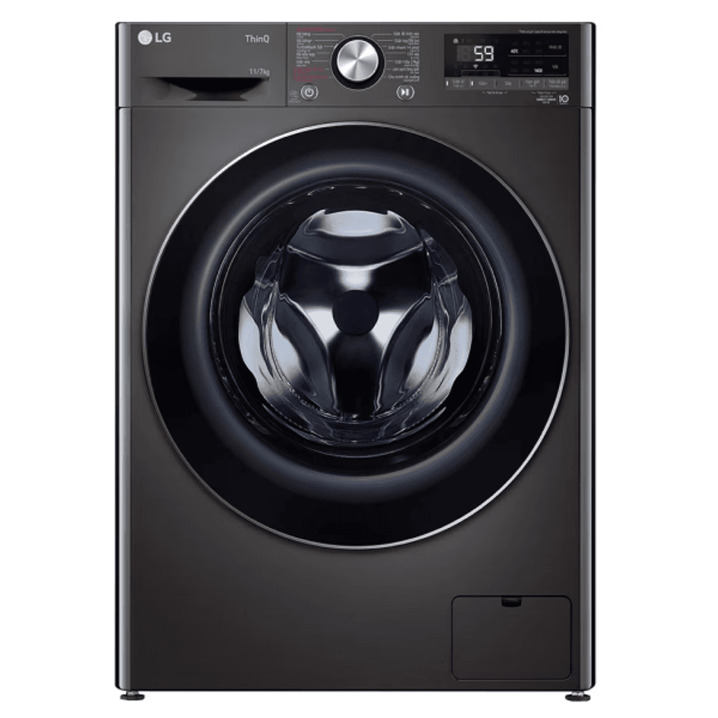 Máy giặt sấy LG cửa ngang giặt 11kg sấy 7kg 2024 (FV1411D4B)