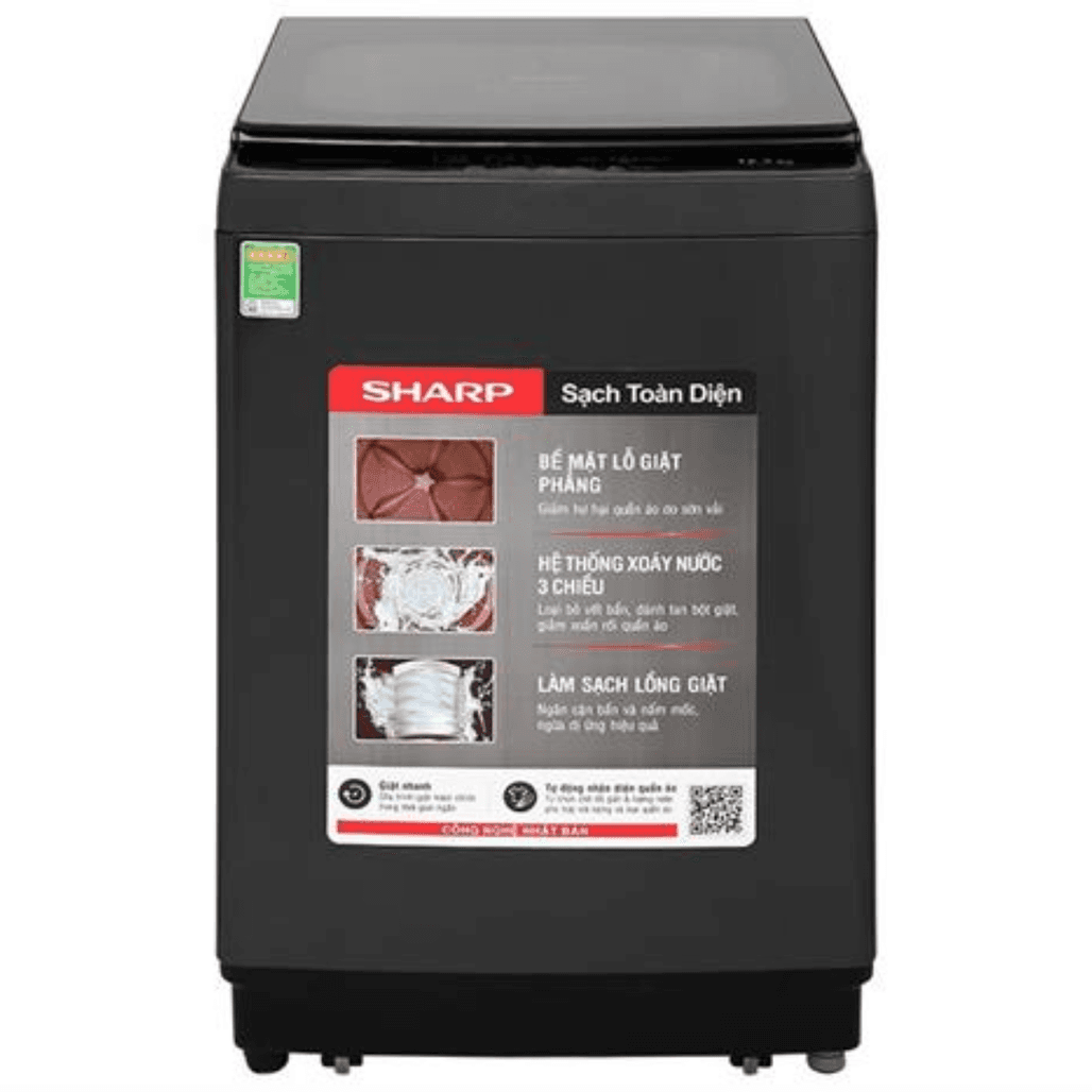 Máy giặt Sharp cửa trên 12.5Kg 2024 (ES TM125CN MR)