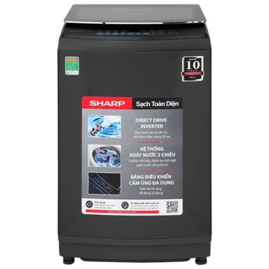 Máy giặt Sharp cửa trên 13Kg 2025 (ES TM130CD DS)