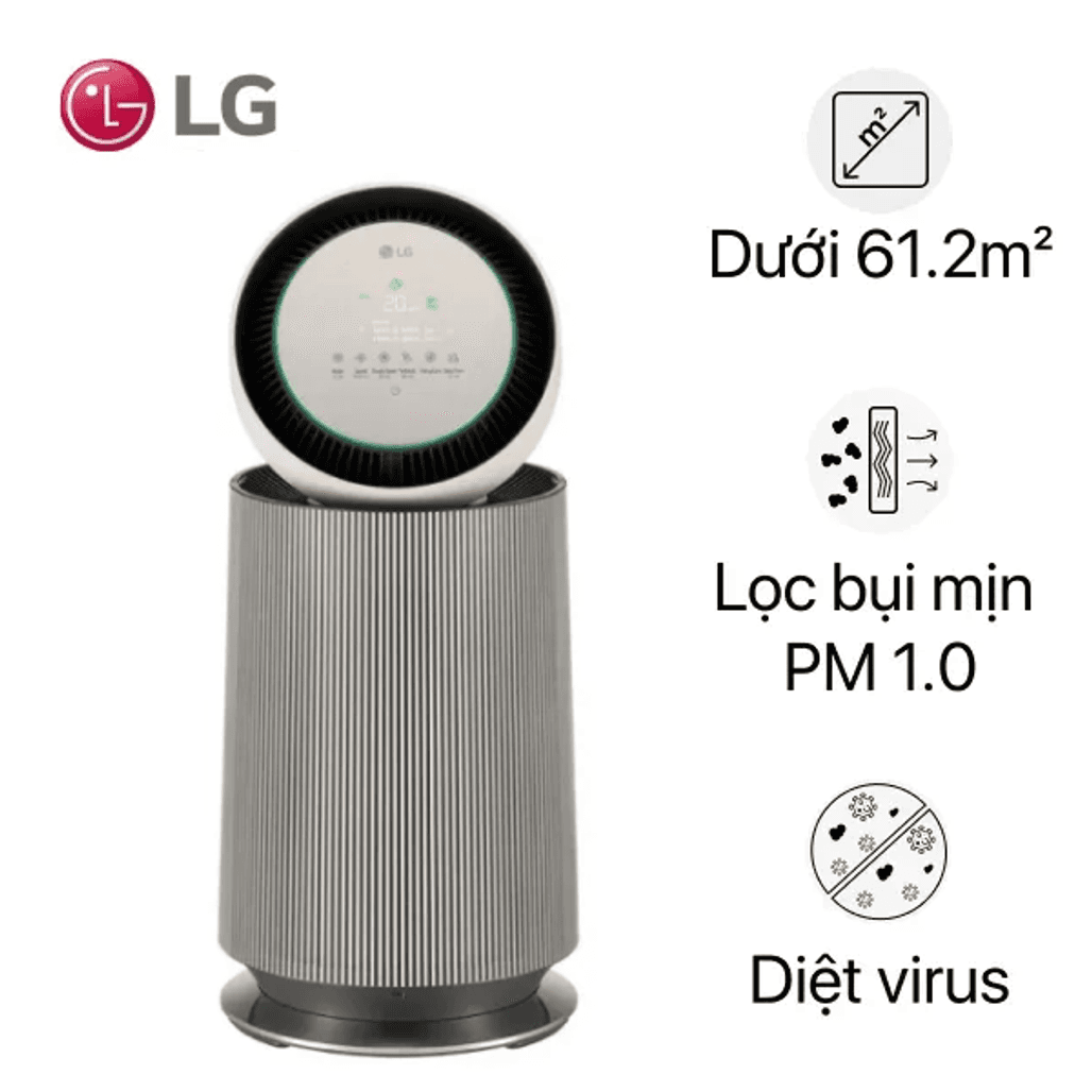 Máy lọc không khí LG Puricare 360 Alpha 1 tầng AS65GDBY0 BE