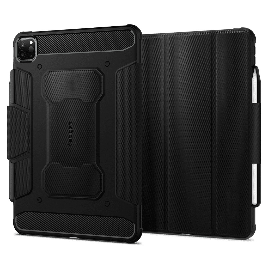 Bao da iPad Pro 12.9 Spigen Rugged Pro Gunmetal