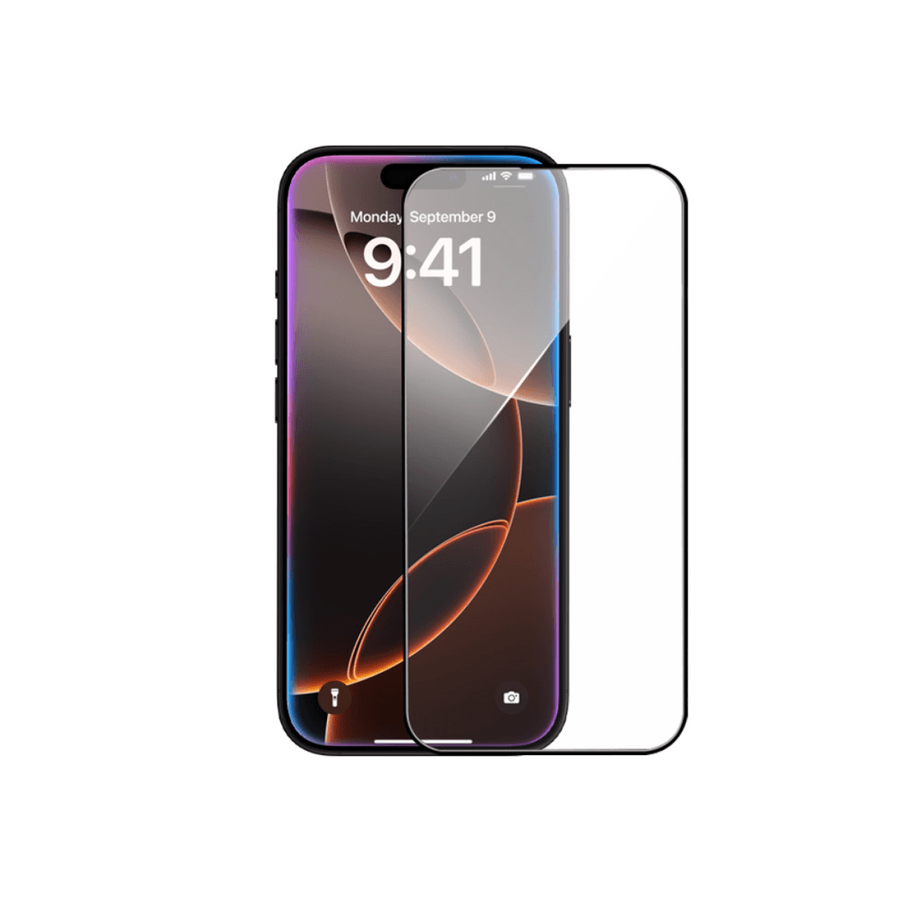 Dán kính cường lực màn hình iPhone 16 Pro Mipow 3D Premium Full Cao Cấp Đen