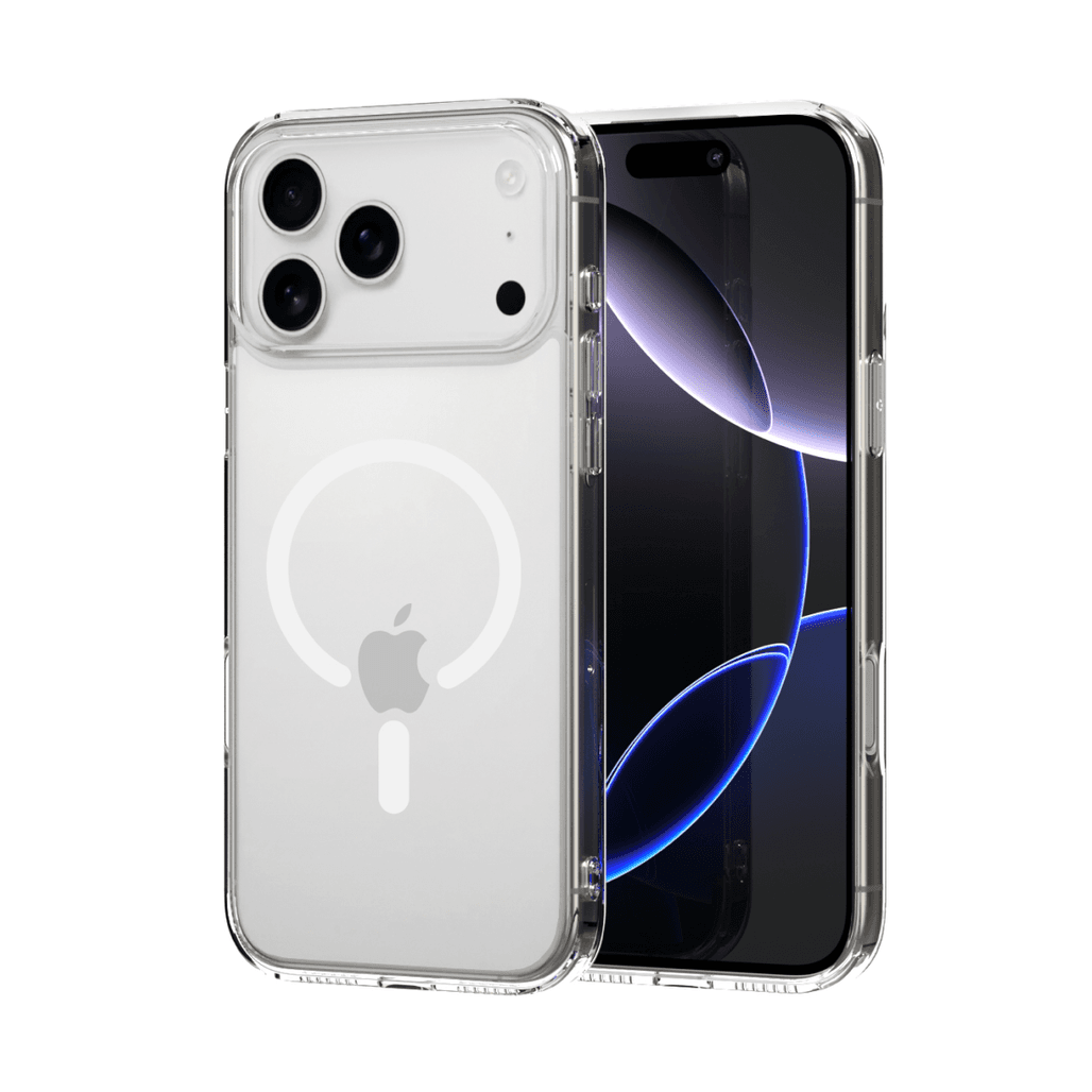 Ốp lưng iPhone 17 Pro Max Mipow Tempered Glass With Magsafe Transparent