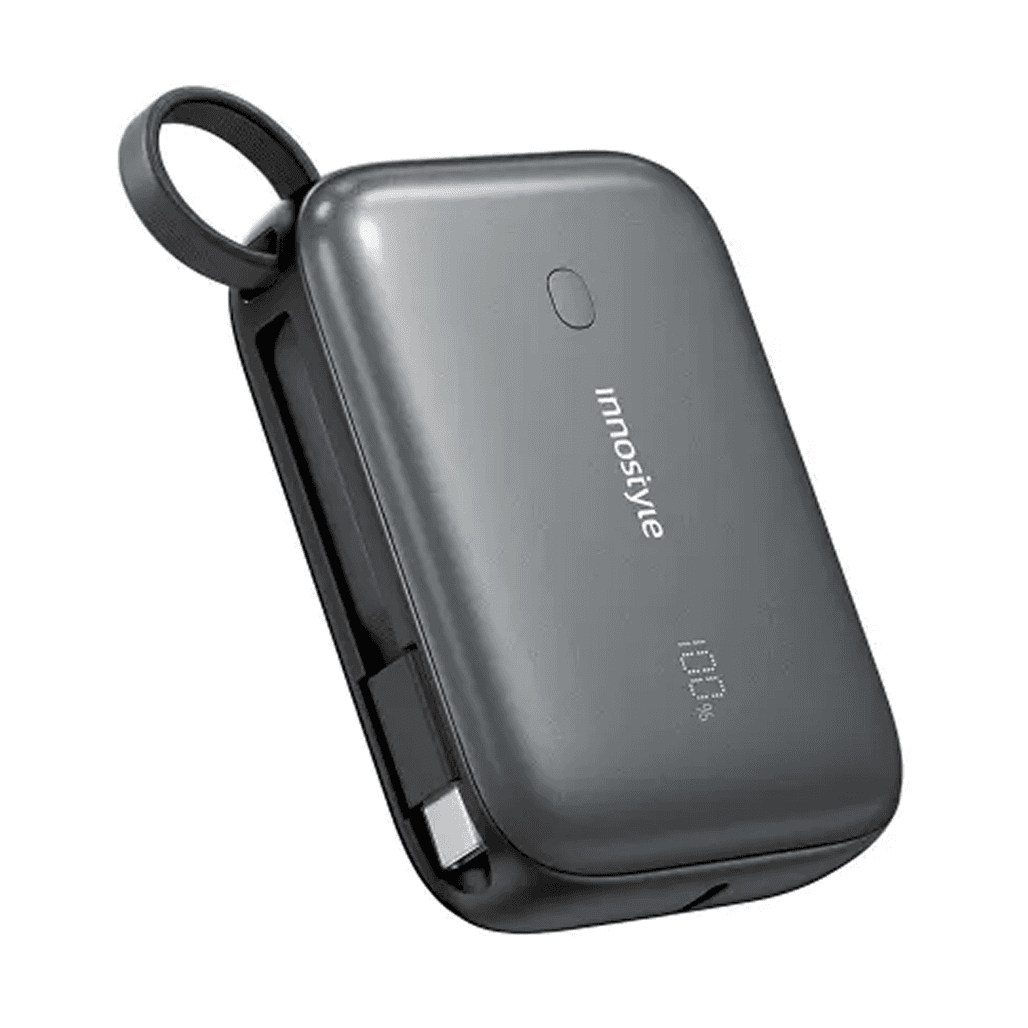 Pin sạc dự phòng Innostyle PowerMini II IP22G2 10000mAh 22.5W tích hợp cáp USB C màn hình LED