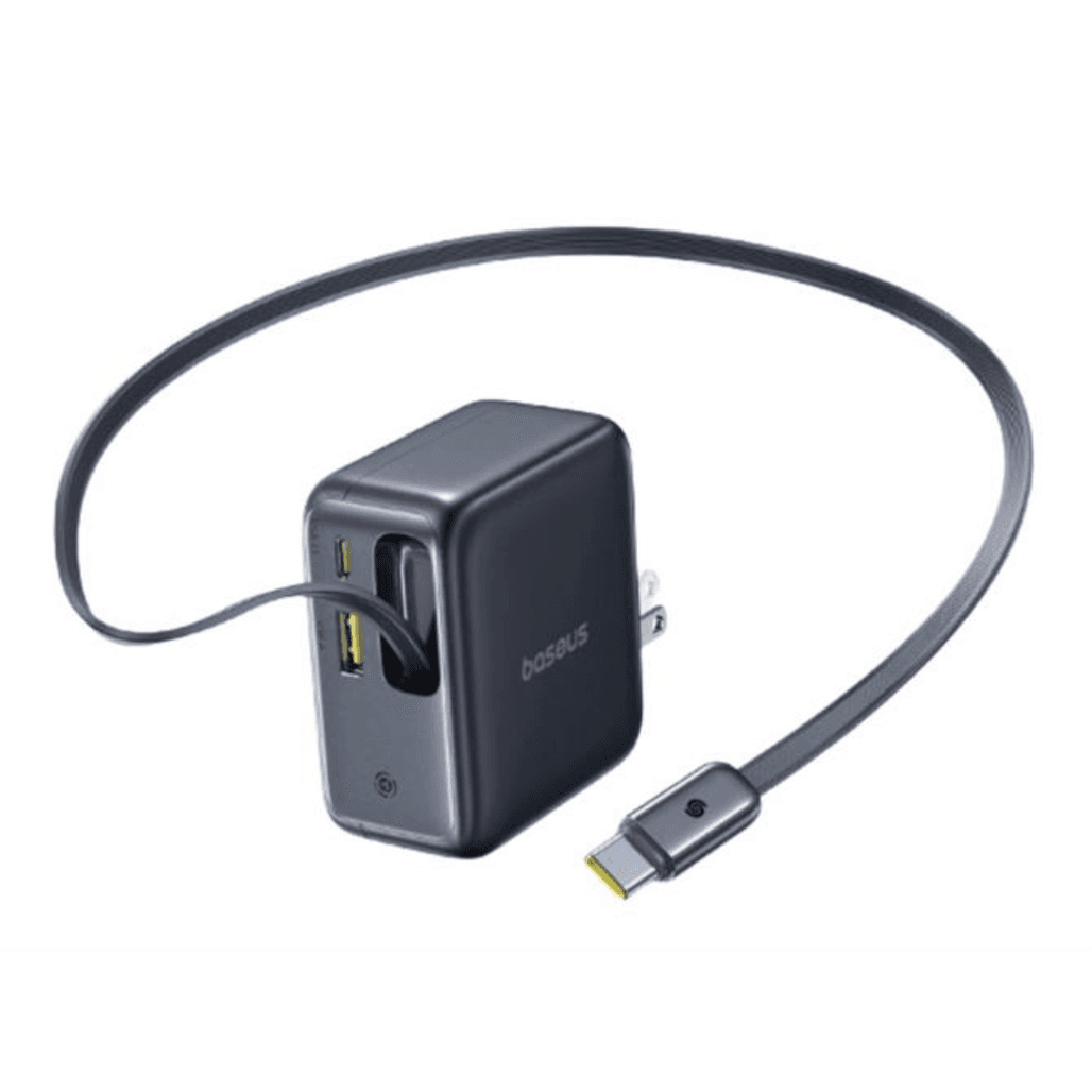 Sạc Baseus Enercore 2C+U (cáp USB C rút gọn) 100W US JP CJ11