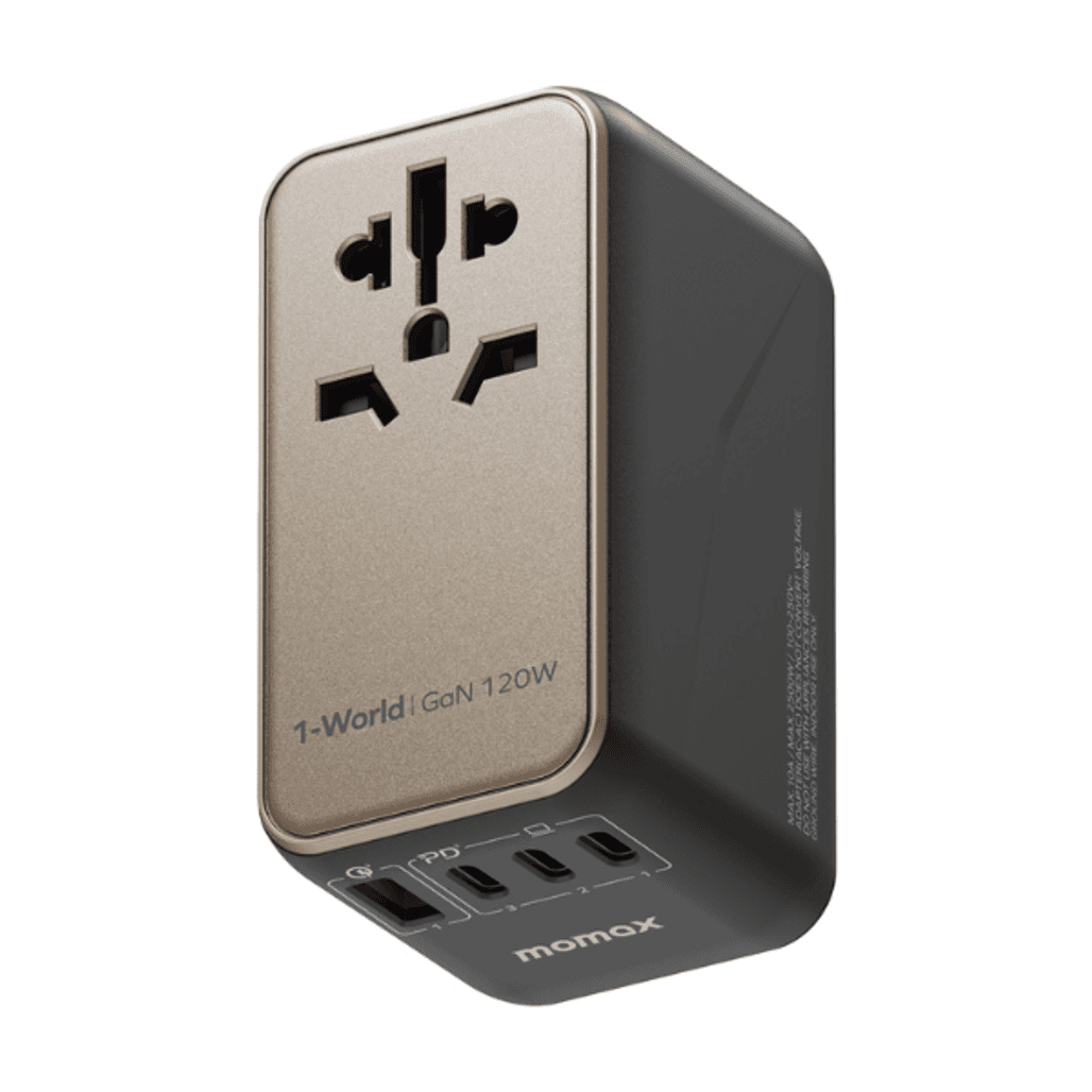 Sạc đa năng Momax 1 World PD 120W 4 cổng Titanium