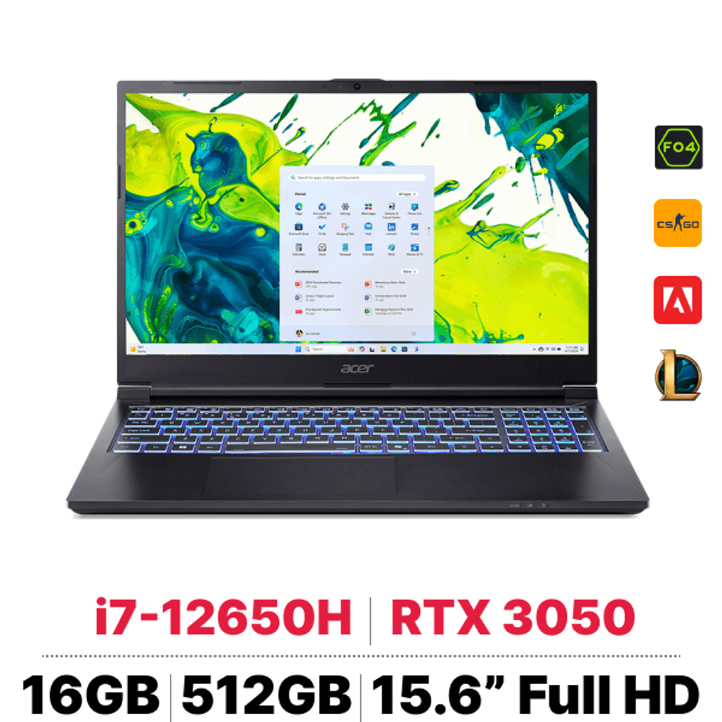 Laptop Acer Gaming Aspire 7 A715 59G 73LB NH.QX6SV.002 Đã Kích Hoạt
