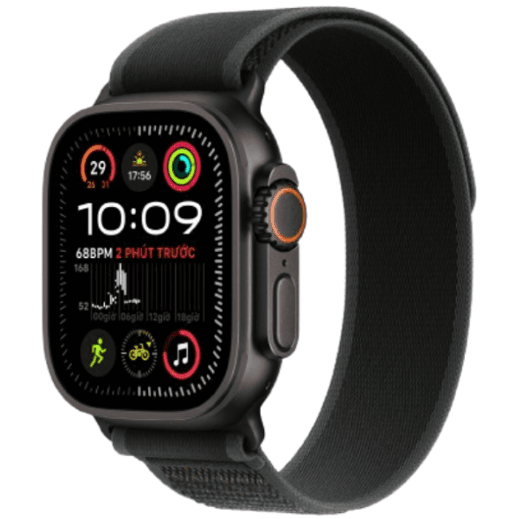 Apple Watch Ultra 2 2024 49mm 4G Viền Titan Đen Dây Trail Size M L VN A