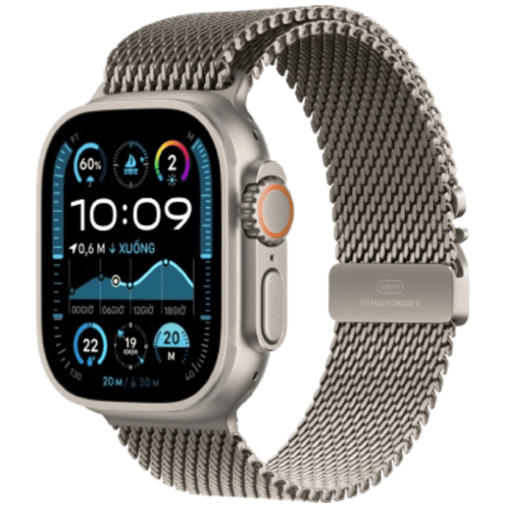 Apple Watch Ultra 2 2024 49mm 4G Viền Titan Dây Titan Size M Cũ Trầy Xước