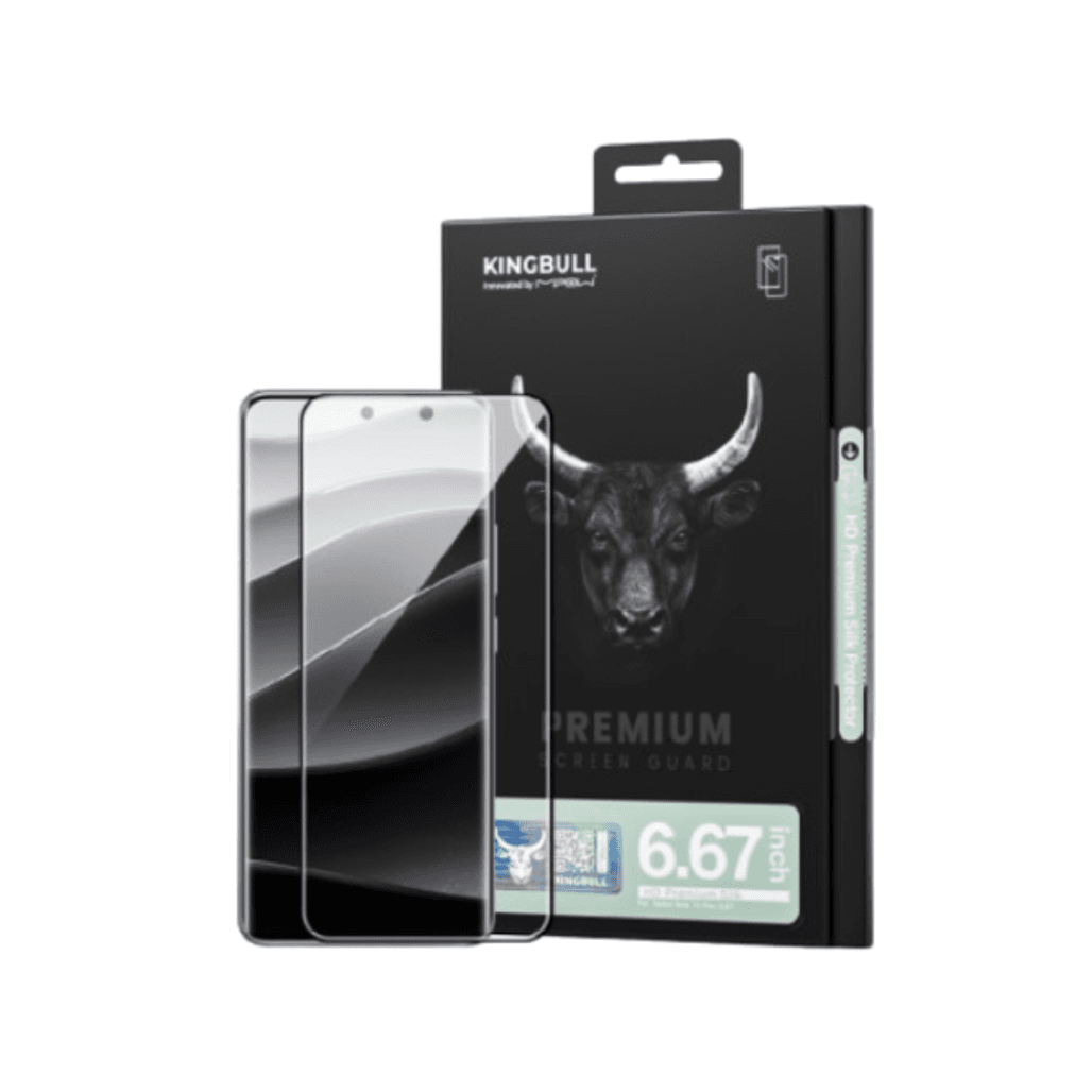 Dán kính cường lực màn hình Xiaomi Redmi Note 14 Pro Plus 5g Mipow Premium Full Cao Cấp Đen
