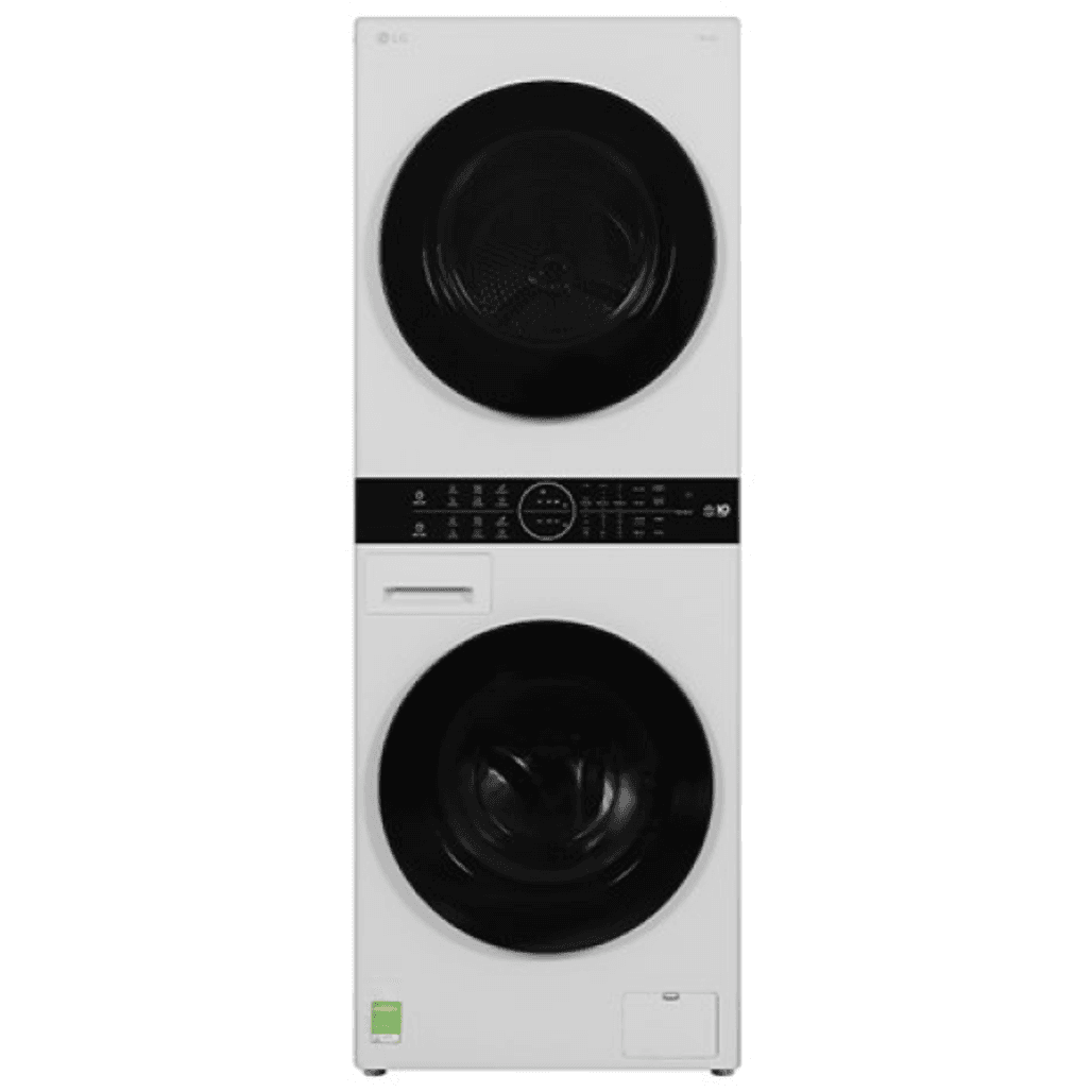 Tháp giặt sấy LG bơm nhiệt giặt 14kg sấy 10kg 2023 (WT1410NHE)