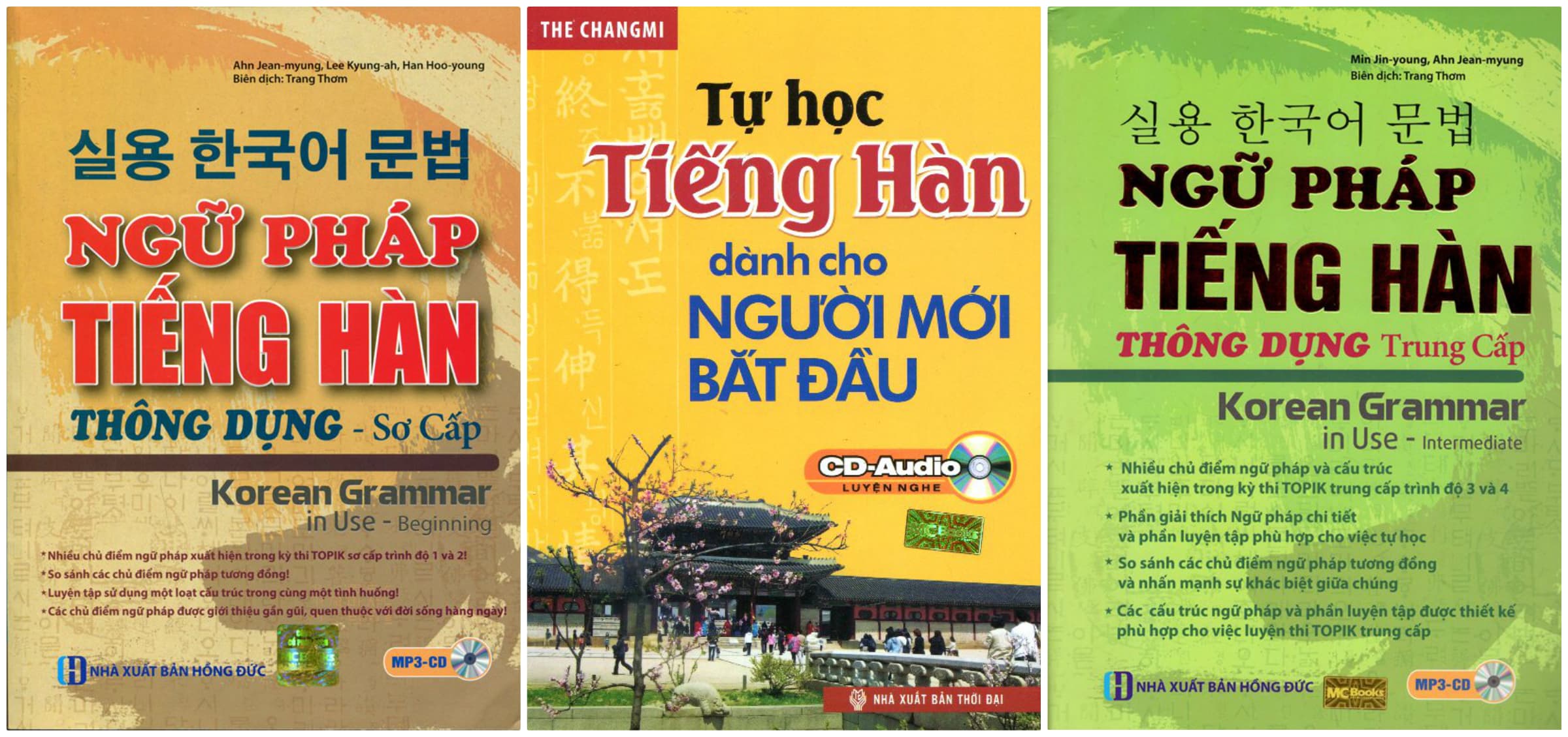 Combo Trọn Bộ Ngữ Pháp Tiếng Hàn Thông Dụng Sơ Trung Cấp Tặng Sách Tự Học Tiếng Hàn Cho Người Mới Bắt Đầu