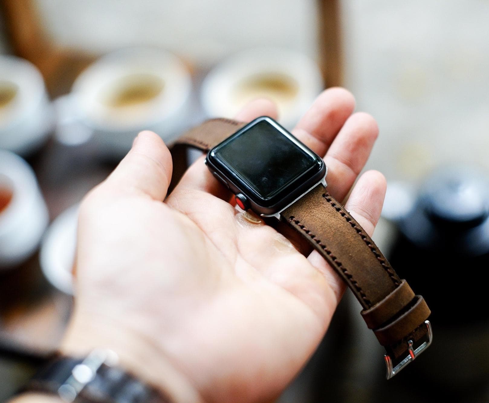 DÂY ĐỒNG HỒ DA BÒ THẬT TẶNG KÈM KHÓA VÀ CÂY THAY DÂY RAM CLASSIC 1950 RAM LEATHER 22MM