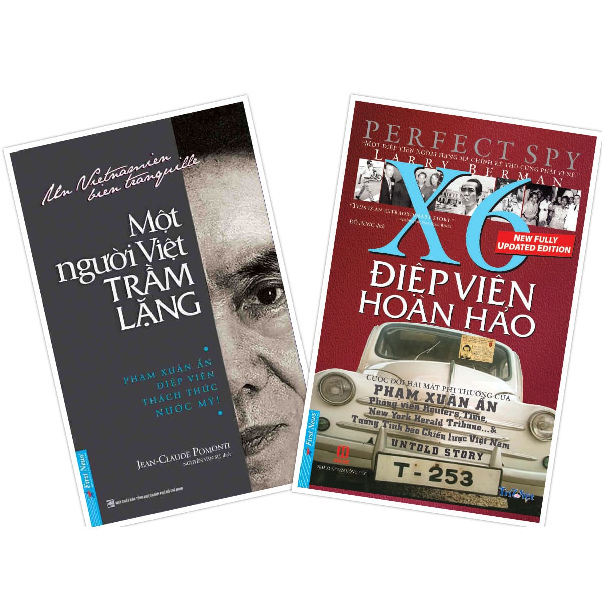 COMBO Phạm Xuân Ẩn X6 Điệp viên hoàn hảo Một người việt trầm lặng Bìa mềm. Tái bản 2020