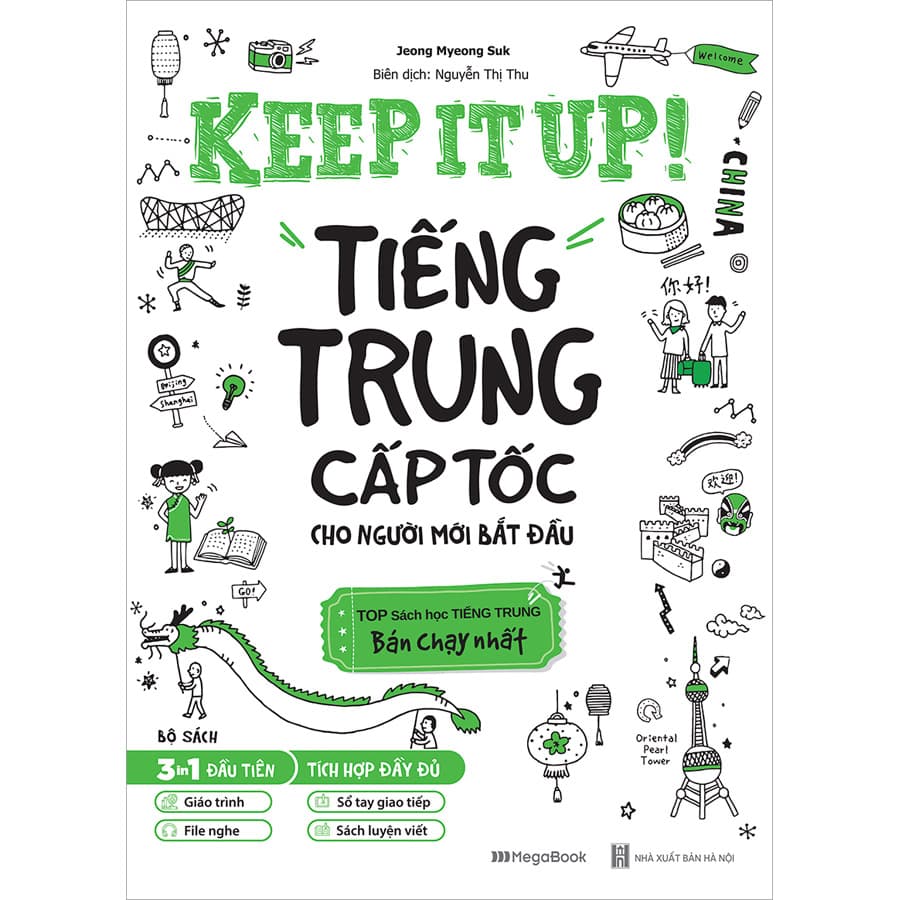 Sách Keep It Up Tiếng Trung Cấp Tốc Cho Người Mới Bắt Đầu