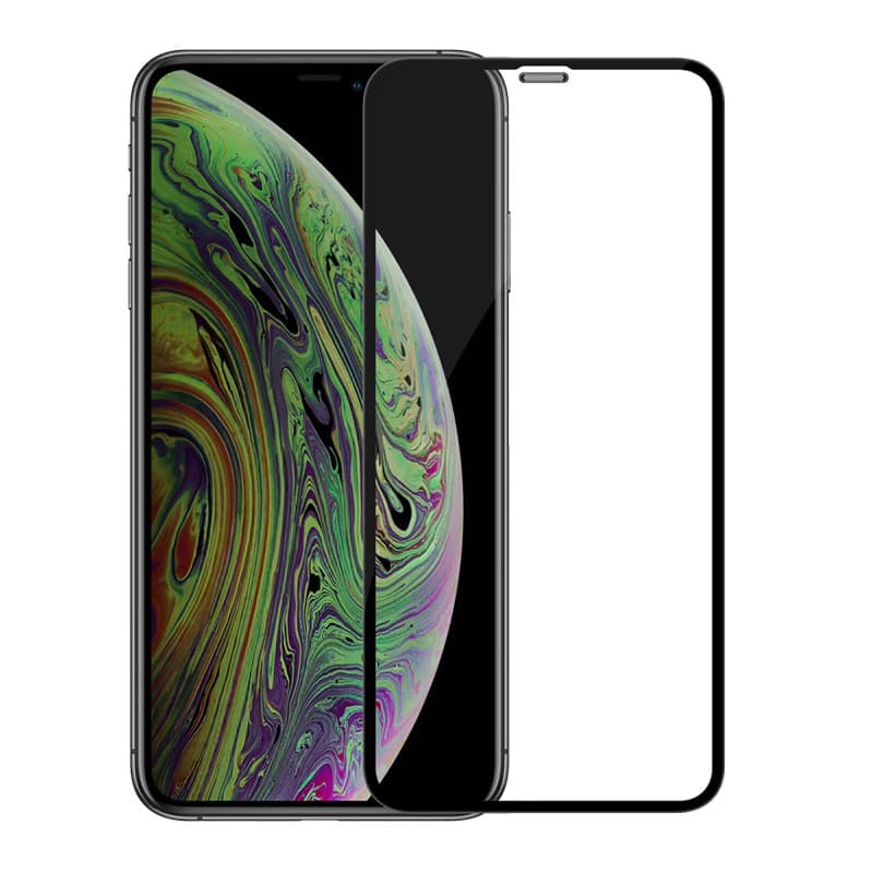 Miếng dán cường lực 3D full màn hình cho iPhone 11 Pro hiệu Nillkin XD CP Max Mỏng 0.23mm Kính ACC Japan Chống Lóa Hạn Chế Vân Tay Đen