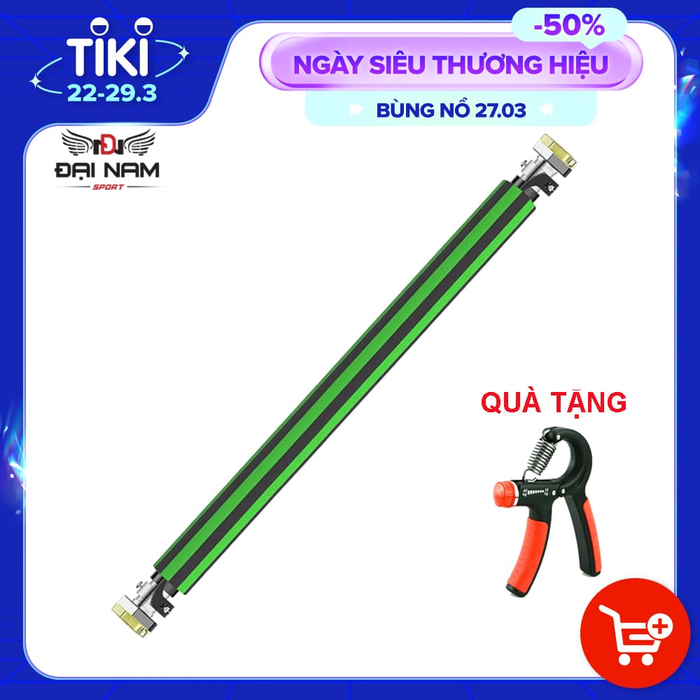 Combo Xà đơn treo tường 2019 Kìm bóp tay điều chỉnh lực Màu ngẫu nhiên Xà 60cm 110cm