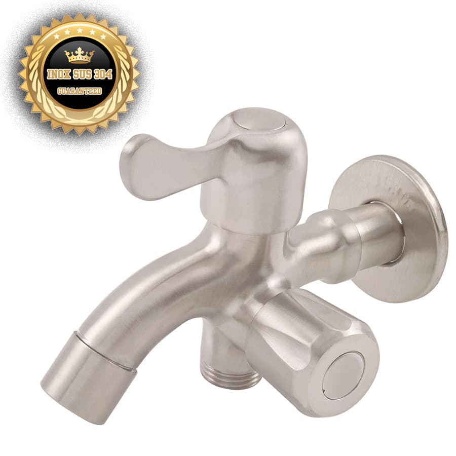 Củ sen lạnh Inox SUS 304 Eurolife EL 110 Trắng vàng