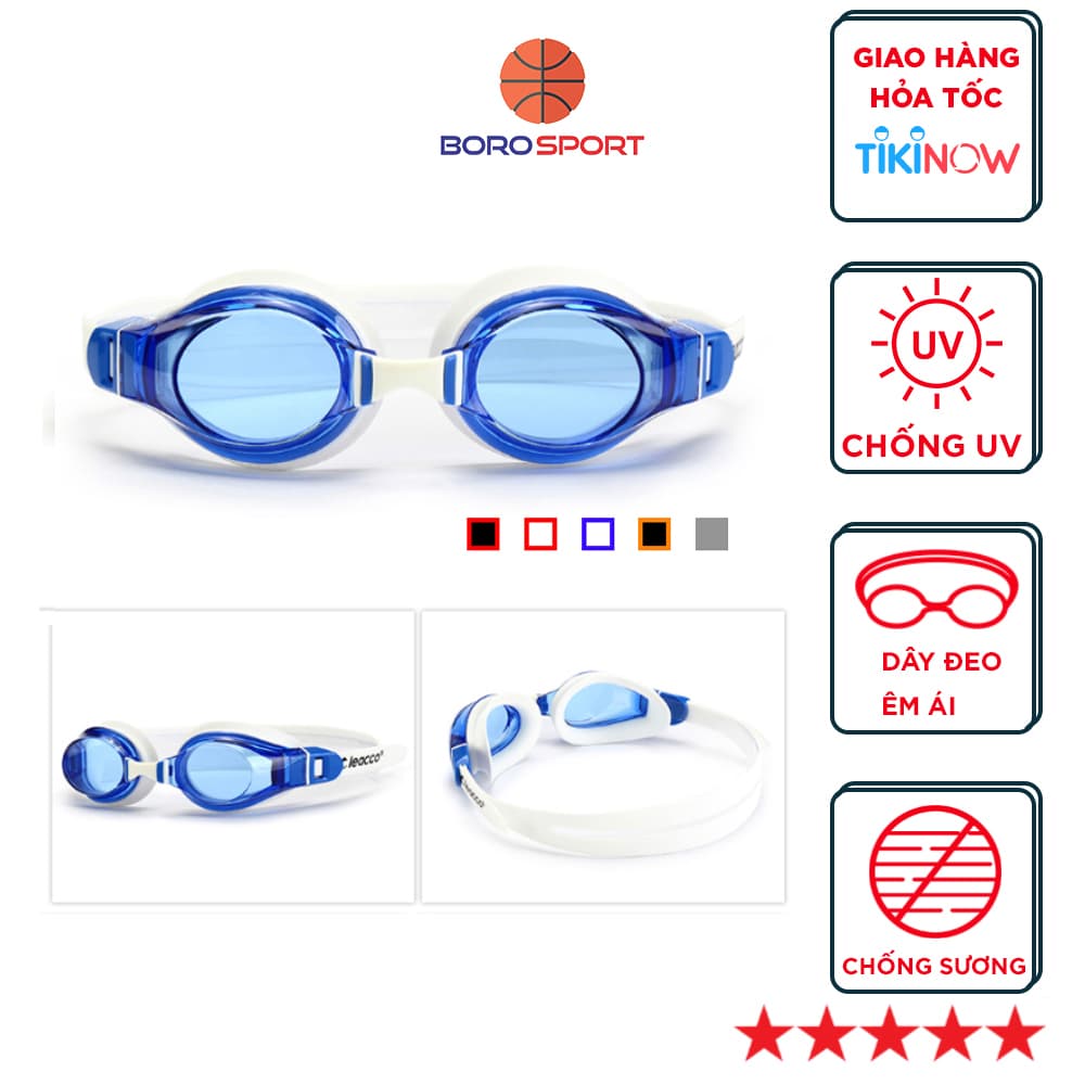 Kính bơi chống tia UV Chống sương mù bảo vệ mắt YESURE Cleacco Xanh