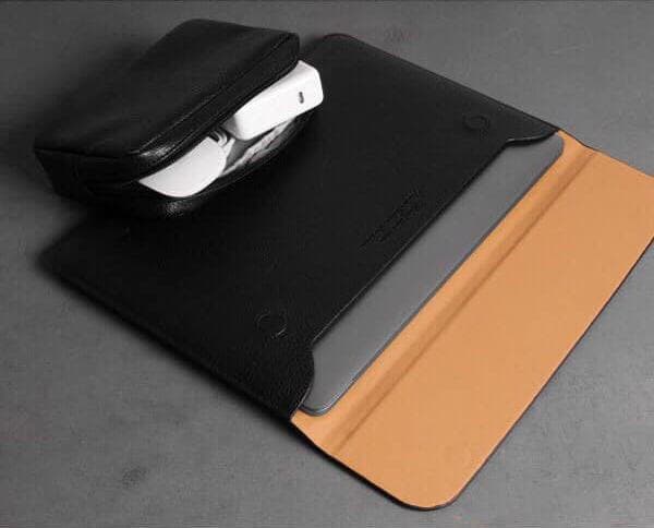 BAO DA TÚI DA CẶP DA CHỐNG SỐC CHO MACBOOK LAPTOP SURFACE KÈM VÍ ĐỰNG PHỤ KIỆN Surface Laptop 13.5 inch