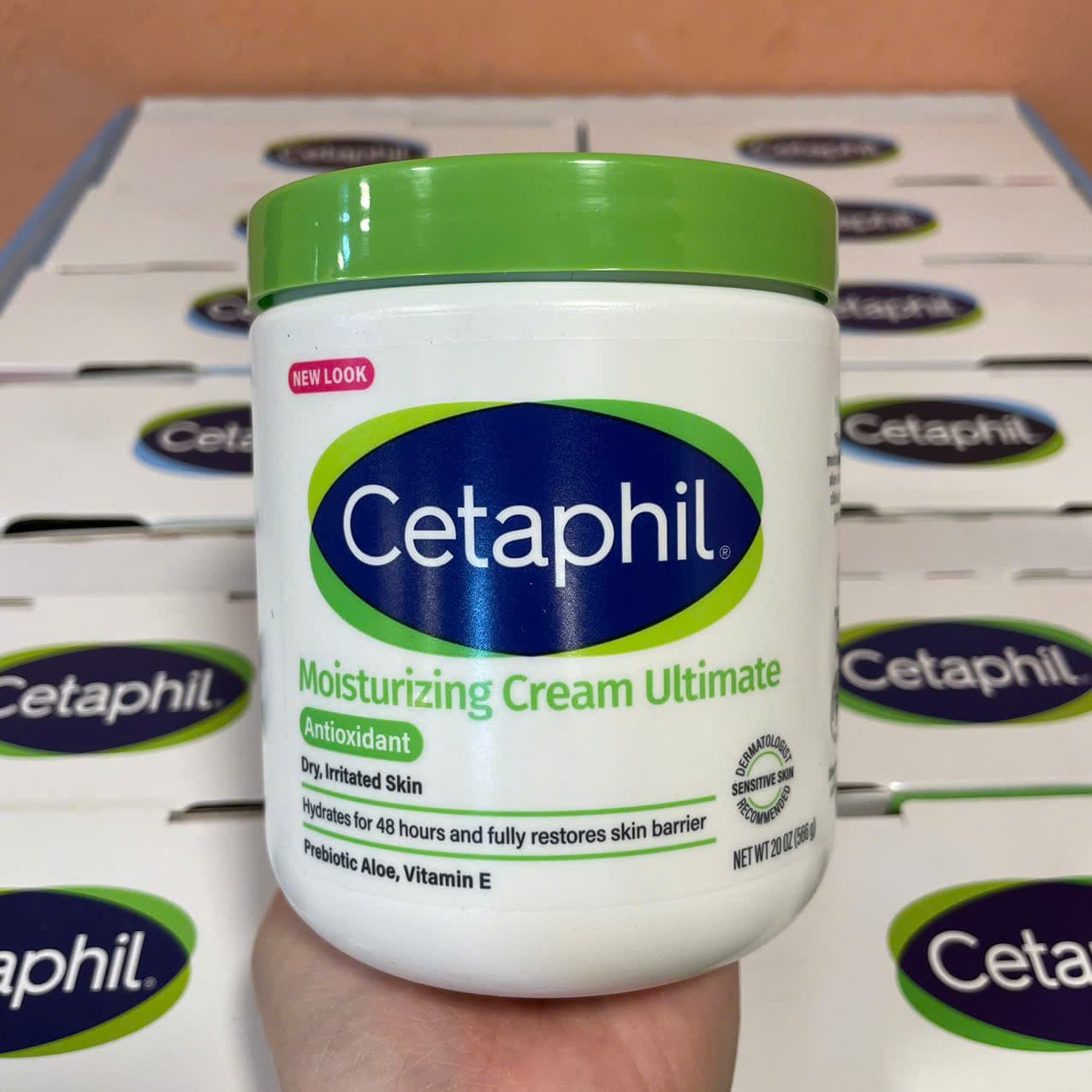 Kem dưỡng ẩm dưỡng da toàn thân Cetaphil Moisturizing Cream 566g Nhập Khẩu Mỹ 566G