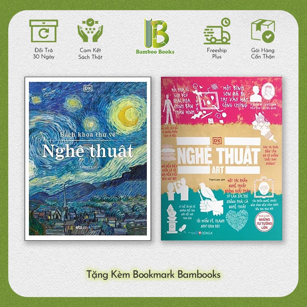 Combo 2 Cuốn Sách Về Nghệ Thuật DK Art Bách Khoa Thư Về Nghệ Thuật Nghệ Thuật Khái Lược Những Tư Tưởng Lớn