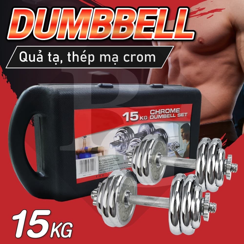 Bộ tạ tay cao cấp đa năng điều chỉnh Q301 15 kg 20 kg 30 kg mới nhất BG hàng nhập khẩu 15kg