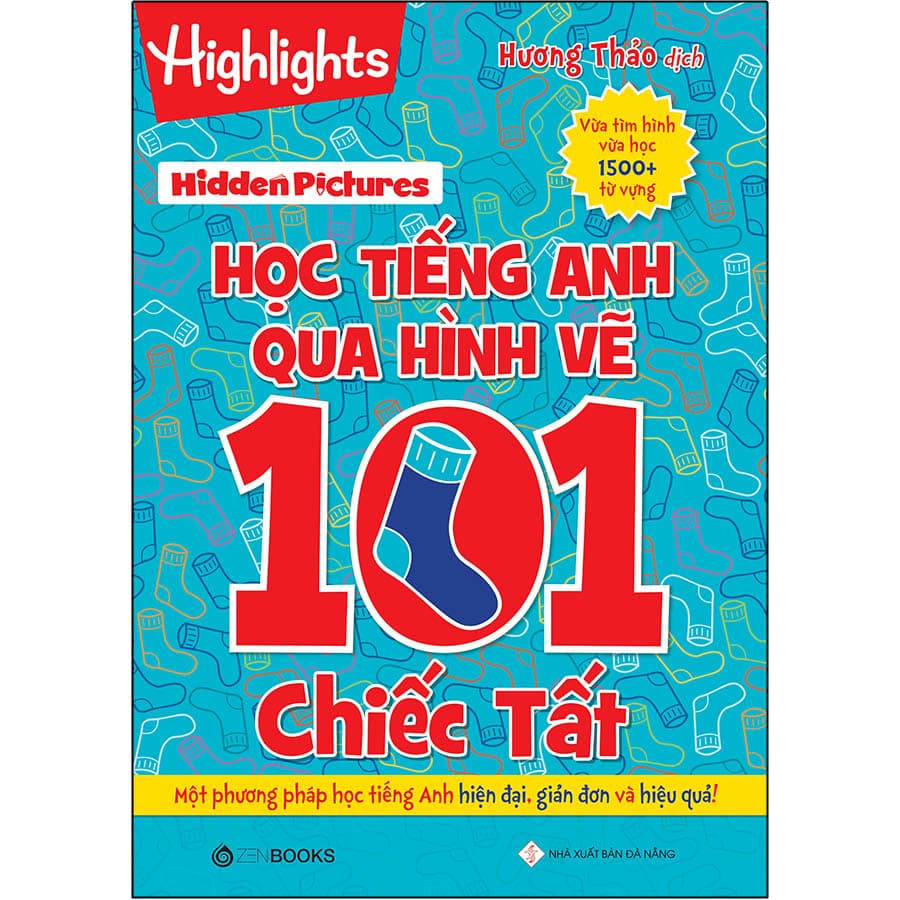 Sách Hidden Pictures Học Tiếng Anh Qua Hình Vẽ 101 Chiếc Tất