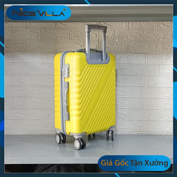 Vali Kéo Thời Trang NiceVilla Size 20inch &24 Inch &28inch Size 24 inch Màu Vàng Yellow