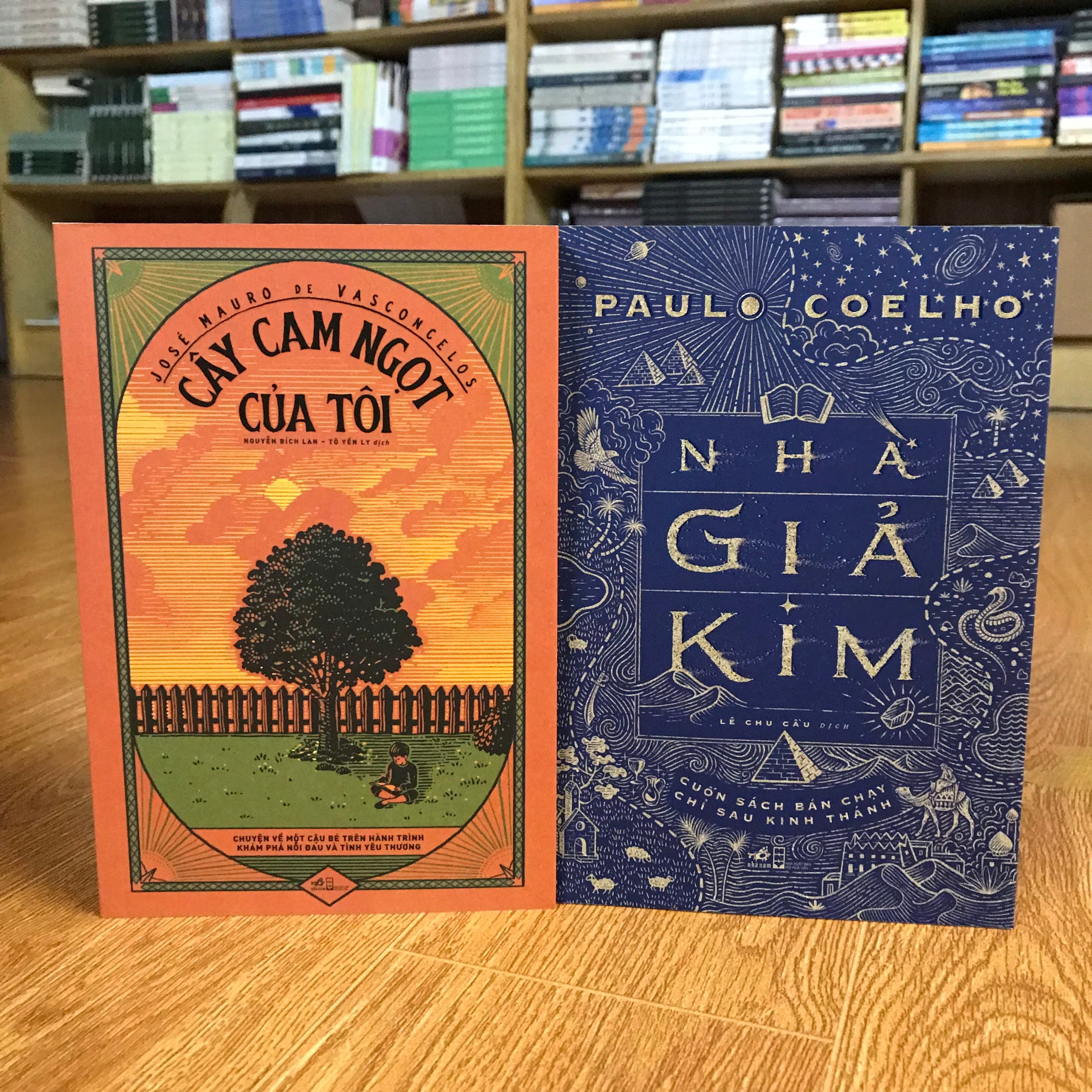 Combo sách văn học Brazil NHÀ GIẢ KIM PAULO COELHO CÂY CAM NGỌT CỦA TÔI JOSÉ MAURO DE VASCONCELOS