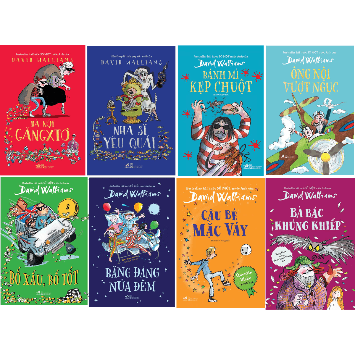 Combo David Walliams 8 cuốn